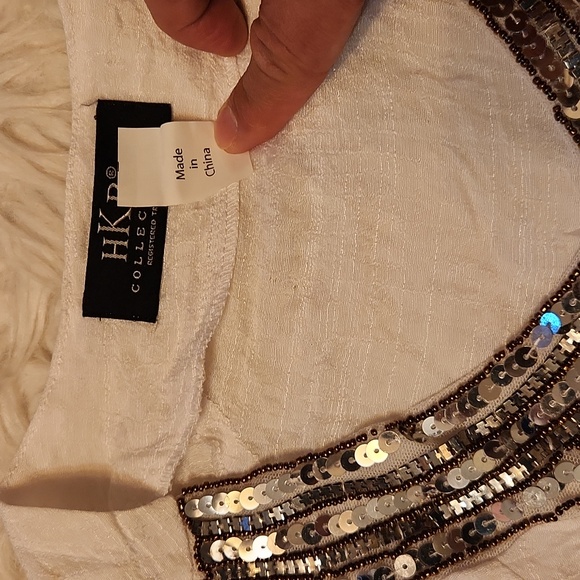 HKR-C COLLECTION CRISTALLO TOP WHITE SIZE S/P - Picture 2 of 7